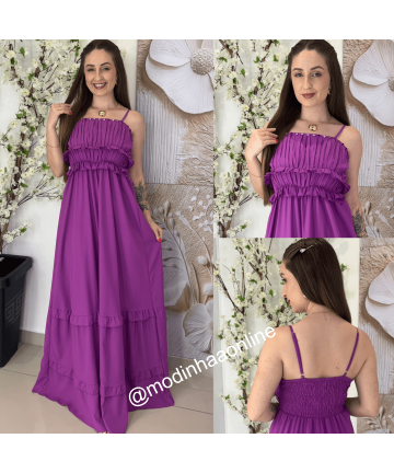 Vestido Yasmim Fúcsia